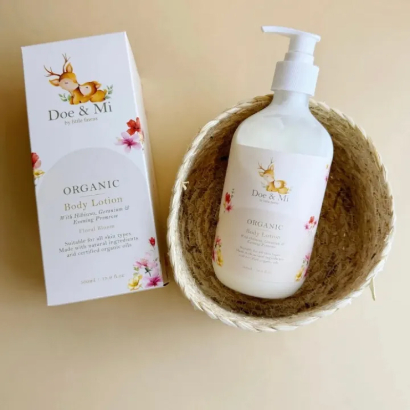 Doe & Mi Belly & Body Oil & Floral Bloom Body Lotion Bundle